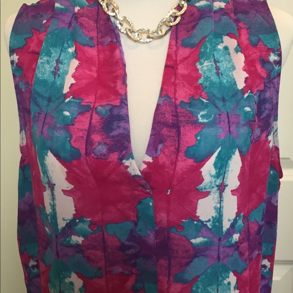 Laundry by Shelli Segal sleeveless tunic - Picture 1 of 8